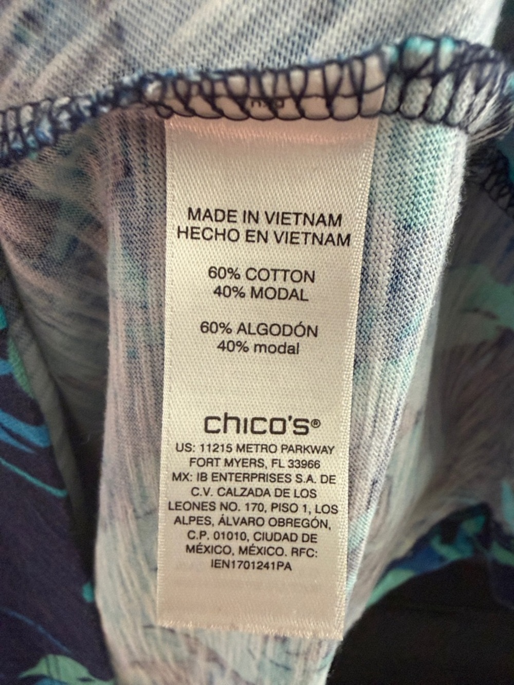 Chico's floral midi dress size 3 versatile corpcore office casual preppy resort - Picture 6 of 6